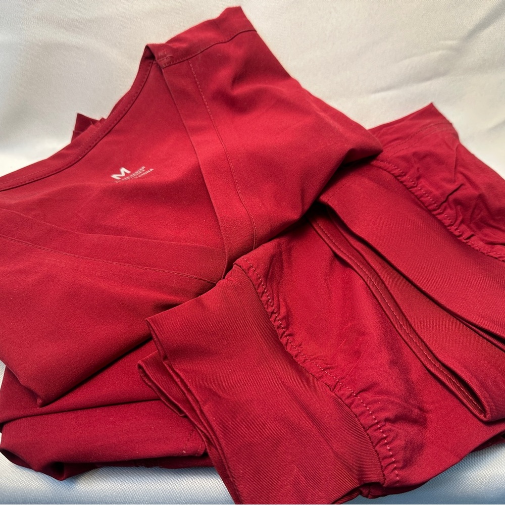 CozyFit Brand New Maroon Scrub Set